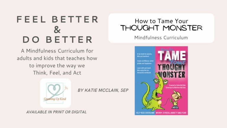 How to Tame Your Thought Monster Book